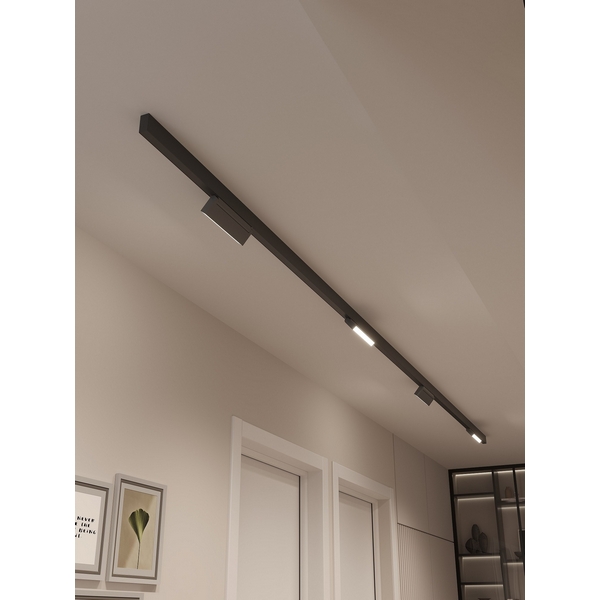 

Трековая система в сборе магнитная накладная 48V 48W Hesby Lighting ElDeko HSBL_kompl_E004_NI4B4K, Черный, ElDeko HSBL_kompl_E004_NI4B4K