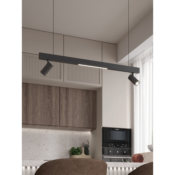 Изображение товара Трековая система в сборе магнитная накладная 48V 36W Hesby Lighting ElDeko HSBL_kompl_E005_PI1B4K