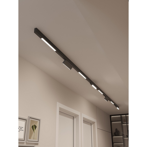

Трековая система в сборе магнитная накладная 48V 96W Hesby Lighting ElDeko HSBL_kompl_E006_NI4B3K, Черный, ElDeko HSBL_kompl_E006_NI4B3K