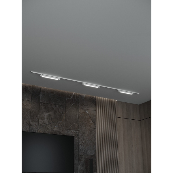 Изображение товара Трековая система в сборе однофазная накладная 220V 32W Hesby Lighting Skylite №1 HSBL_kompl_S001_NI3W3K_01