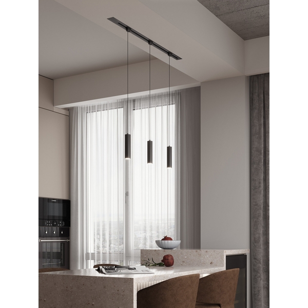 Изображение товара Трековая система в сборе однофазная встраиваемая 220V 30W Hesby Lighting Skylite №12 HSBL_kompl_S012_VI1B4K