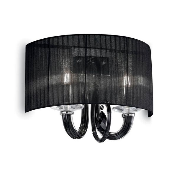 

Бра Swan AP2 Nero (Ideal Lux), Черный, Swan Swan AP2 Nero