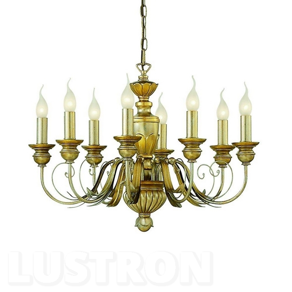 

Люстра свеча Dora SP8 (Ideal Lux), Золото, Dora FIRENZE SP8 ORO ANTICO