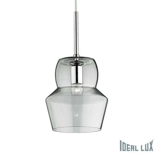 

Подвесной светильник Zeno SP1 SMALL TRASPARENTE (Ideal Lux), Хром, Zeno ZENO SP1 SMALL TRASPARENTE