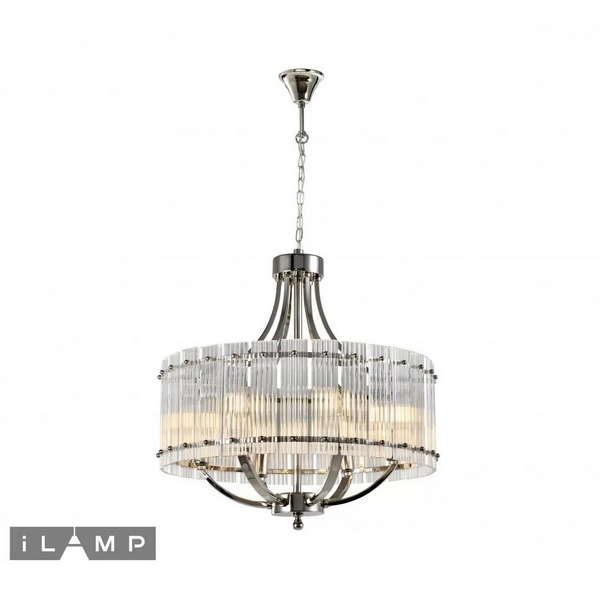 

Подвесная люстра P9504-6 NIC iLamp Silverstone, Никель, Silverstone P9504-6 NIC
