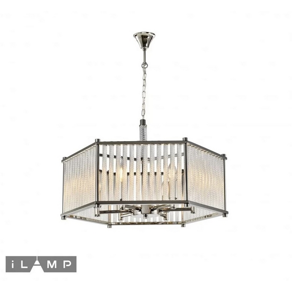 

Подвесная люстра P9509-6 NIC iLamp Rich, Никель, Rich P9509-6 NIC