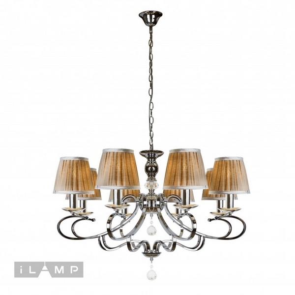 

Подвесная люстра iLamp Holiday RM6116/8CR, Коричневый, Holiday RM6116/8CR