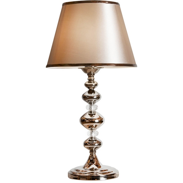 

Интерьерная настольная лампа T2401-1 Nickel iLamp Brooklyn, Коричневый, Brooklyn T2401-1 Nickel