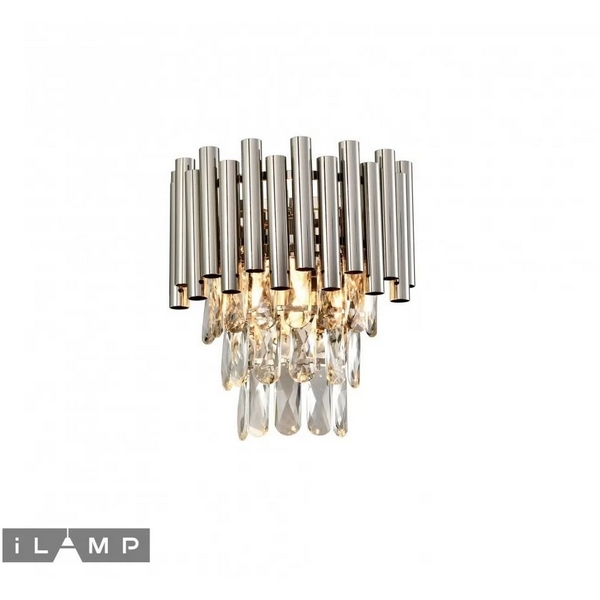 

Бра хрустальное W9510-1 NIC iLamp Savage, Никель, Savage W9510-1 NIC
