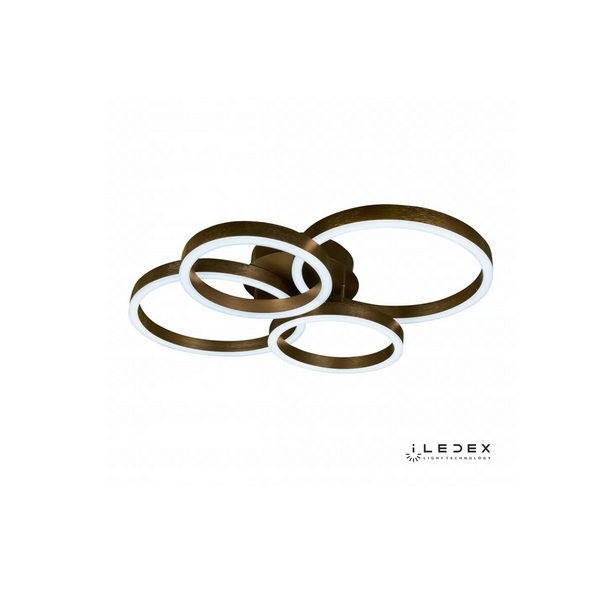 

Потолочная люстра светодиодная диммируемая с пультом 6815-300/400-X-T iLedex Ring-New Coffee, Ring-New 6815-300/400-X-T Coffee
