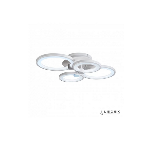 

Потолочная люстра светодиодная диммируемая с пультом A001/4 WH iLedex Ring, Белый, Ring A001/4 WH