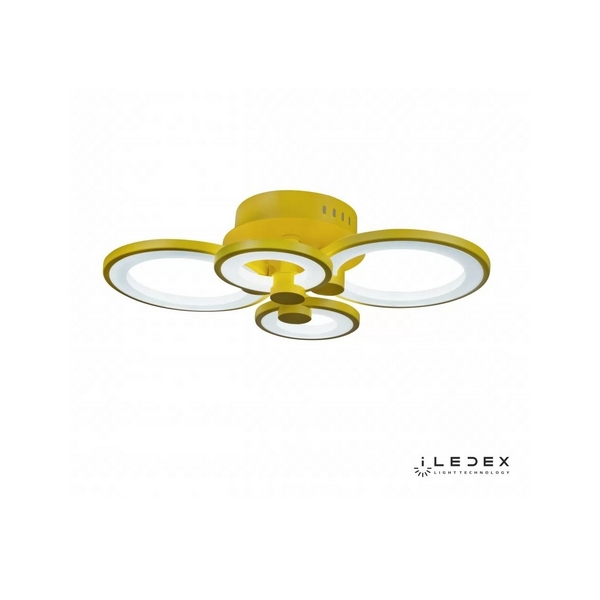 

Потолочная люстра светодиодная диммируемая с пультом A001/4 Yellow iLedex Ring, Желтый, Ring A001/4 Yellow