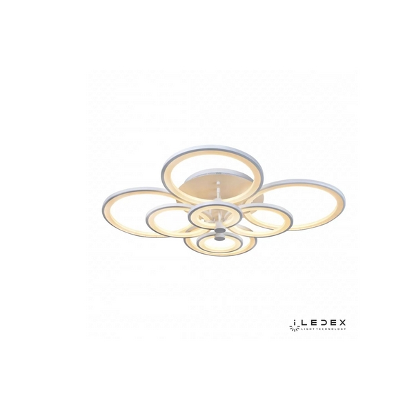 

Потолочная люстра светодиодная диммируемая с пультом A001/8 WH iLedex Ring, Белый, Ring A001/8 WH