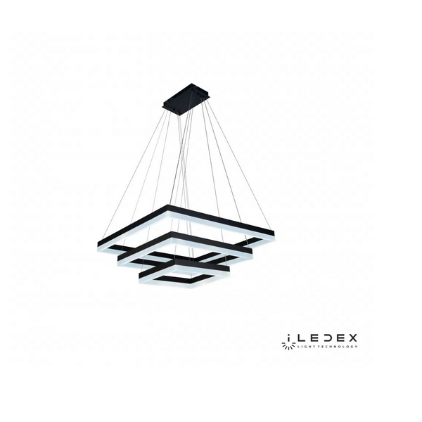 

Подвесной светильник светодиодный диммируемый с пультом D0319-3 (400x600x800) BK iLedex Twins, Черный, Twins D0319-3 (400x600x800) BK