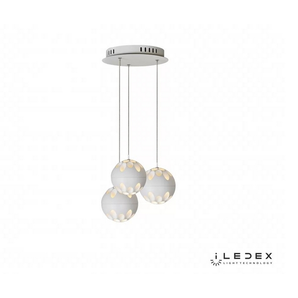 

Подвесной светильник светодиодный Mob P1009-3 WH (iLedex), Белый, Mob P1009-3 WH