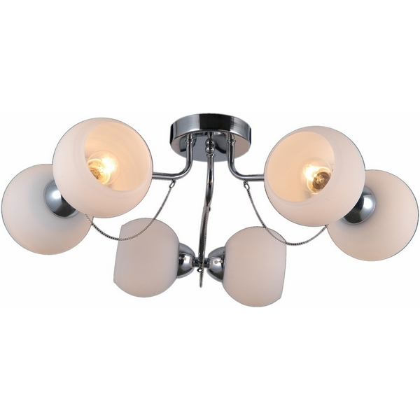 

Потолочная люстра ILLUMICO IL0035-6CSQ-79 CR, Хром, IL0035-6CSQ-79 CR