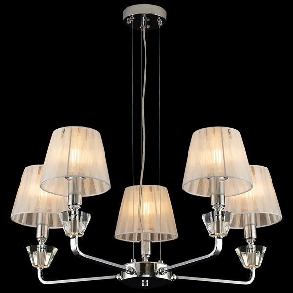 

Подвесная люстра ILLUMICO IL5274-5N-27 CR, Хром, IL5274-5N-27 CR