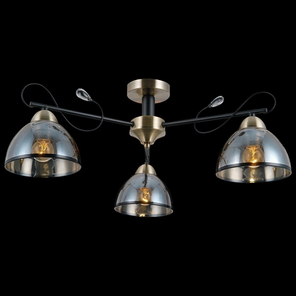 

Потолочная люстра на штанге ILLUMICO IL0251-3CSQ-79 BK AB, Бронза, IL0251-3CSQ-79 BK AB