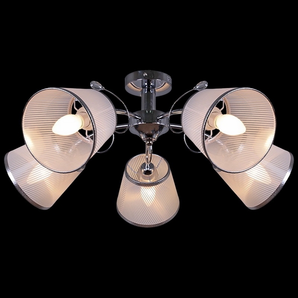 

Потолочная люстра на штанге ILLUMICO IL0338-5CSQ-29 CR, IL0338-5CSQ-29 CR