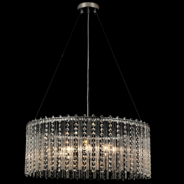 

Подвесная люстра ILLUMICO IL0104-8P-79 CR, Хром;прозрачный, IL0104-8P-79 CR