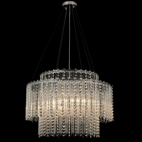 

Подвесная люстра ILLUMICO IL0105-8P-79 CR, Хром;прозрачный, IL0105-8P-79 CR