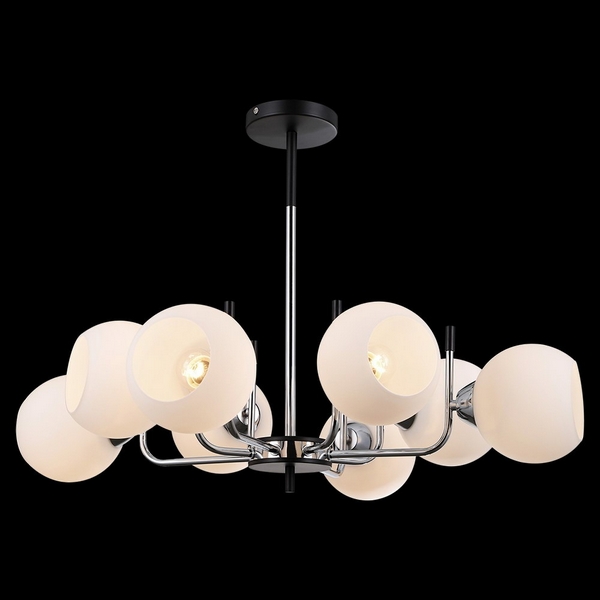 

Потолочная люстра на штанге ILLUMICO IL0371-8PSQ-79 BK CR, Хром, IL0371-8PSQ-79 BK CR