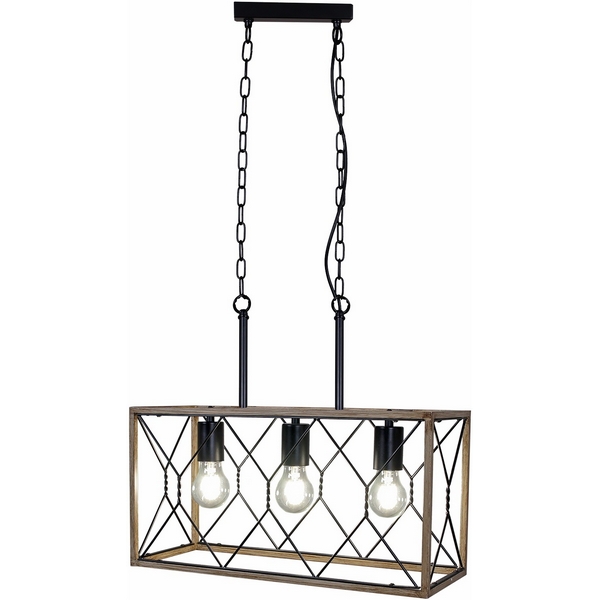 

Подвесной светильник ILLUMICO IL1008-3LL-05 BK WOOD, Черный, IL1008-3LL-05 BK WOOD