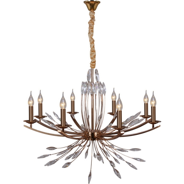 

Подвесная люстра ILLUMICO IL2307-8POR-39 GD, Золото, IL2307-8POR-39 GD