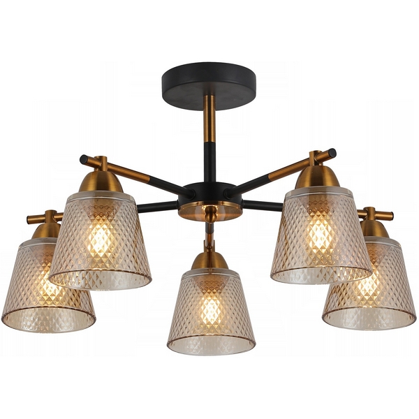 

Потолочная люстра на штанге ILLUMICO IL8226-5COU-79 BK GD, Золото, IL8226-5COU-79 BK GD