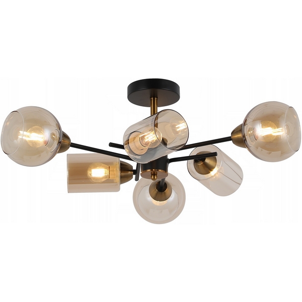 

Потолочная люстра на штанге ILLUMICO IL8243-6COU-79 BK GD, Золото, IL8243-6COU-79 BK GD