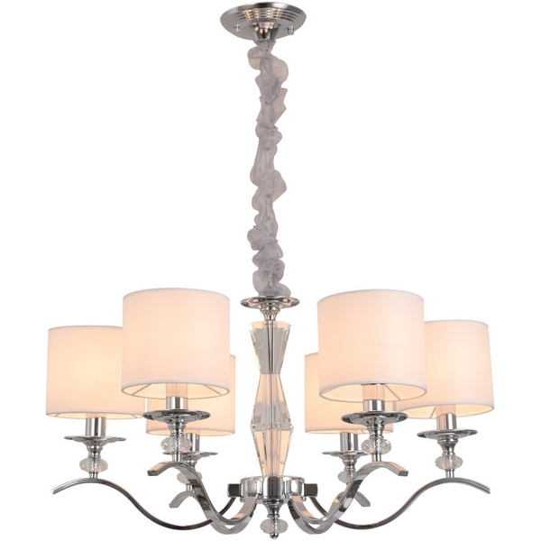 

Подвесная люстра ILLUMICO IL1364-6PPA-29 CR, Хром, IL1364-6PPA-29 CR