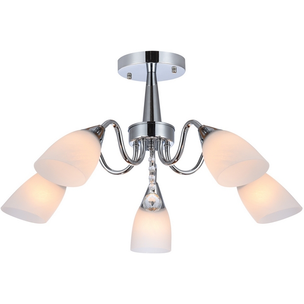 

Потолочная люстра на штанге ILLUMICO IL1167-5CPA-29 CR, Хром, IL1167-5CPA-29 CR