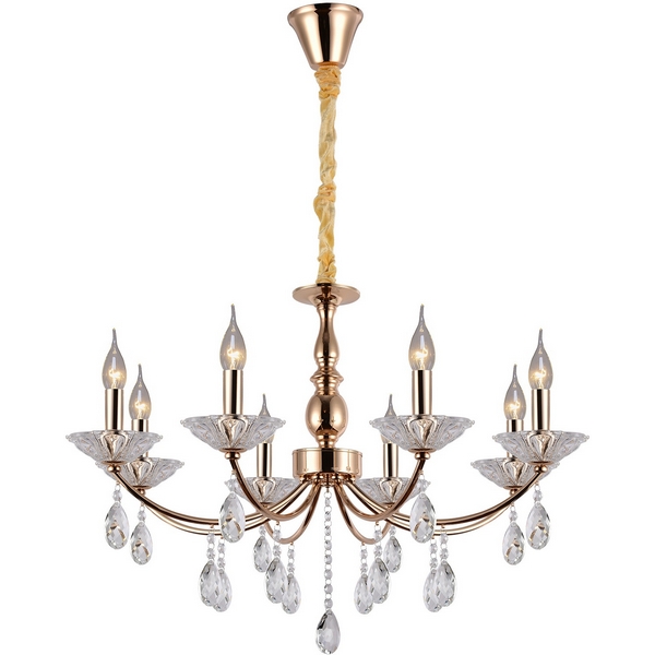 

Подвесная люстра ILLUMICO IL1242-8PPA-29 GD, Золото, IL1242-8PPA-29 GD