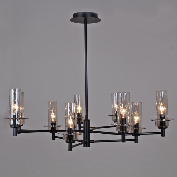 

Подвесная люстра штанге ILLUMICO IL2216-9PLS-24, Черный, IL2216-9PLS-24
