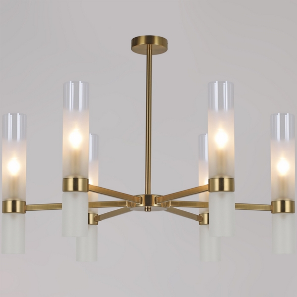 

Потолочная люстра на штанге ILLUMICO IL0279-6P-79 BRASS, Золото, IL0279-6P-79 BRASS