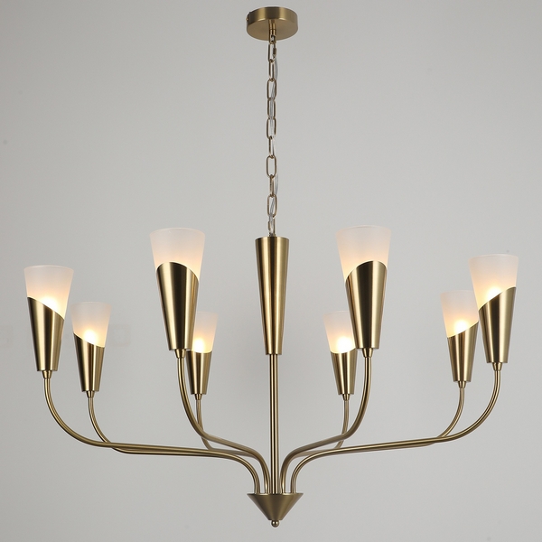 

Подвесная люстра ILLUMICO IL0459-8P-79 BRASS, Золото, IL0459-8P-79 BRASS