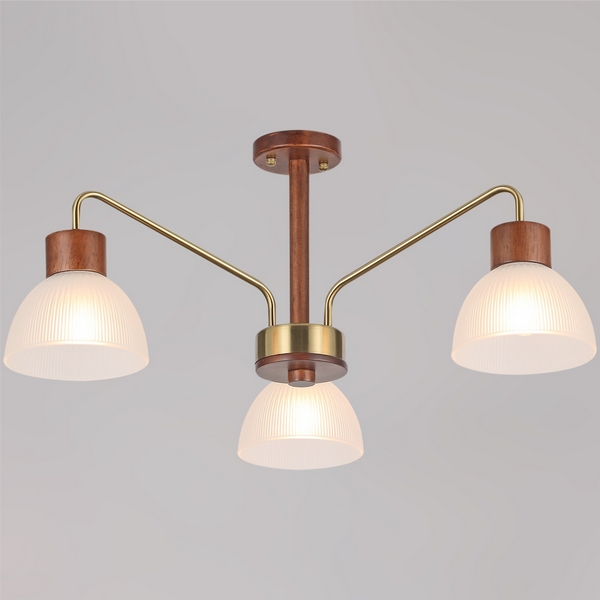 

Потолочная люстра на штанге ILLUMICO IL0286-3C-79 BR, Бронза, IL0286-3C-79 BR