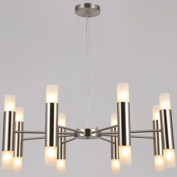 

Подвесная люстра ILLUMICO IL0314-16P-79 SN, Серебро, IL0314-16P-79 SN