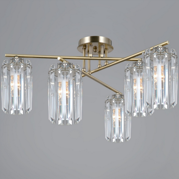 

Потолочная люстра на штанге ILLUMICO IL3566-6CSQ-24 AB LYRA, Прозрачный;бронза, IL3566-6CSQ-24 AB LYRA