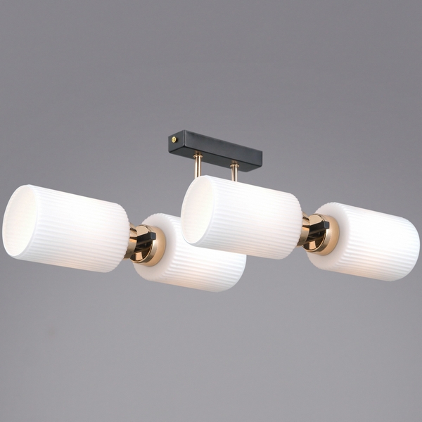 

Потолочная люстра на штанге ILLUMICO IL0809-4ASQ-25 BK AB NAPLES, Бронза, IL0809-4ASQ-25 BK AB NAPLES