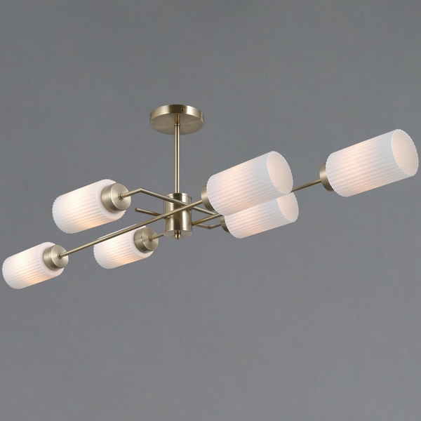 

Потолочная люстра на штанге ILLUMICO IL0737-6ASQ-25 AB NAPLES, Бронза, IL0737-6ASQ-25 AB NAPLES