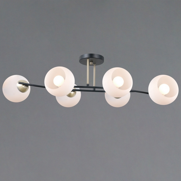 

Потолочная люстра на штанге ILLUMICO IL0798-6CSQ-25 BK AB TRENTO, Бронза, IL0798-6CSQ-25 BK AB TRENTO