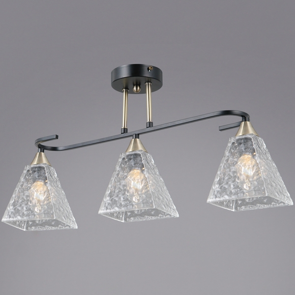 

Потолочная люстра на штанге ILLUMICO IL0782-3CSQ-25 BK AB AREZZO, Бронза, IL0782-3CSQ-25 BK AB AREZZO