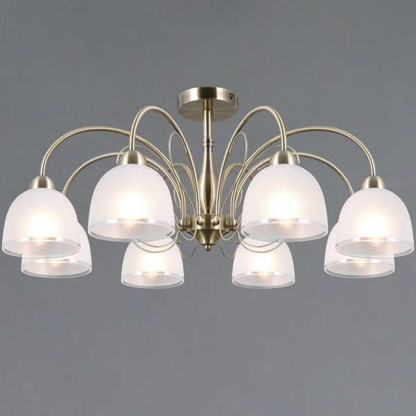 

Потолочная люстра на штанге ILLUMICO IL0789-8CSQ-25 AB AREZZO, Бронза, IL0789-8CSQ-25 AB AREZZO