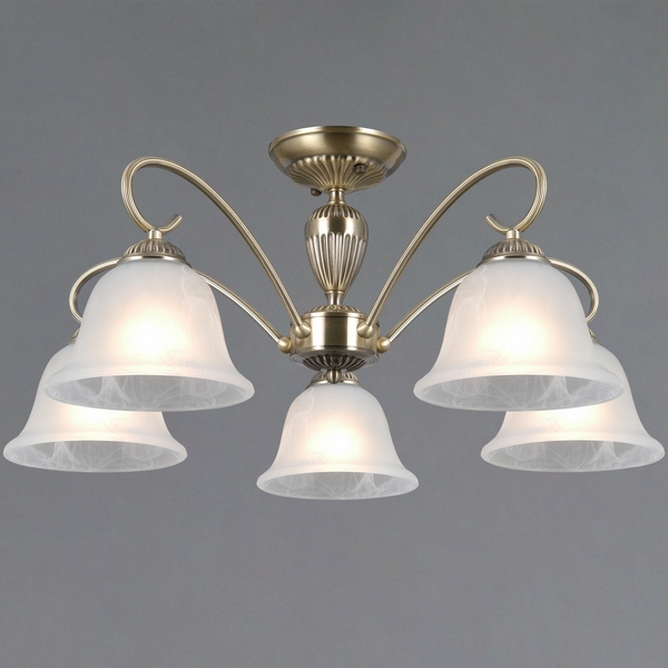 

Потолочная люстра на штанге ILLUMICO IL0696-5ASQ-25 AB AREZZO, Бронза, IL0696-5ASQ-25 AB AREZZO