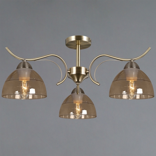 

Потолочная люстра на штанге ILLUMICO IL0733-3CSQ-25 AB AREZZO, Бронза, IL0733-3CSQ-25 AB AREZZO
