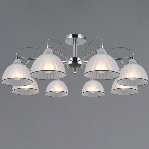 

Потолочная люстра на штанге ILLUMICO IL0624-8CSQ-25 CR AREZZO, Хром, IL0624-8CSQ-25 CR AREZZO
