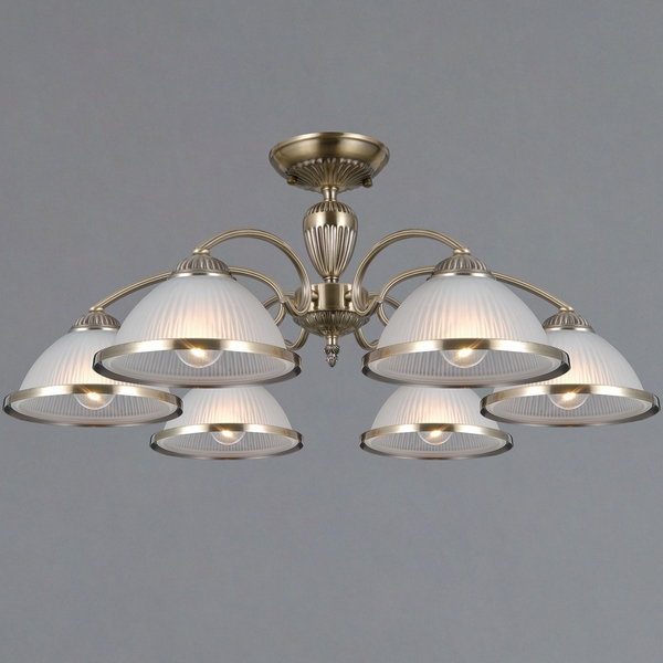 

Потолочная люстра на штанге ILLUMICO IL0596-6CSQ-25 AB AREZZO, Бронза, IL0596-6CSQ-25 AB AREZZO