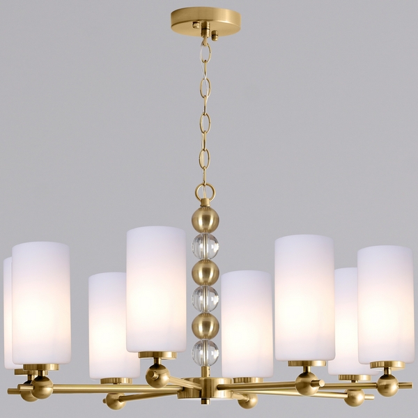 Изображение товара Подвесная люстра ILLUMICO IL5226-8PLS-25 ELITE классическая для гостиной и кухни