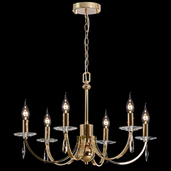 

Подвесная люстра ILLUMICO IL5253-6PLS-25 ELITE, Золото, IL5253-6PLS-25 ELITE